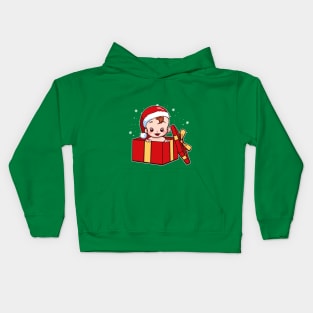 Santa Baby For Expecting Mothers Kids Hoodie